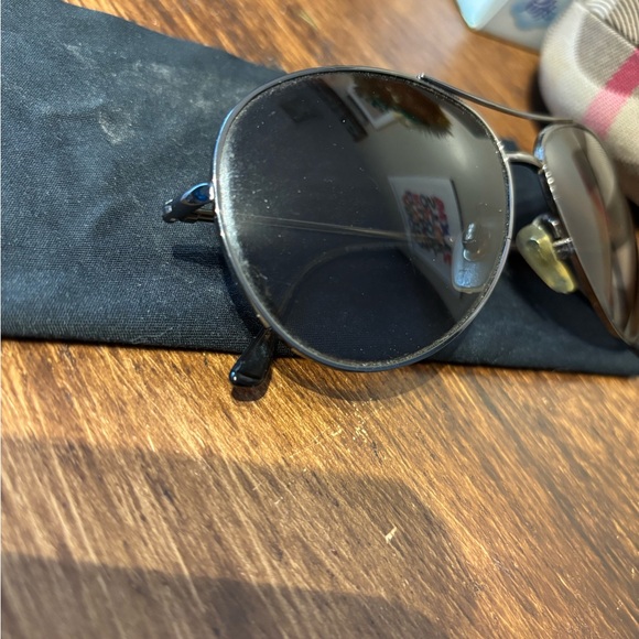 Burberry Aviator-Style Sunglasses in Dark Brown/Black main image 5